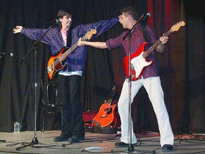 Picture from the Danny & Gerry concert in Vindobona on 04.03.2001