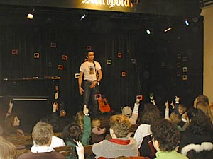 Picture from the Danny & Gerry concert in Metropol on 23.02.2002