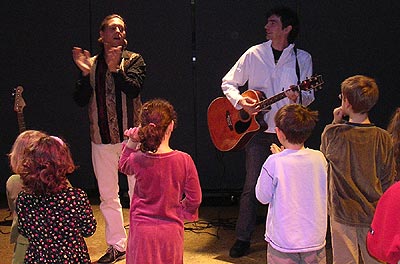 Picture from the Danny & Gerry concert in Studio 3, Radio-Kulturhaus on 29.02.2004