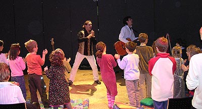 Picture from the Danny & Gerry concert in Studio 3, Radio-Kulturhaus on 29.02.2004
