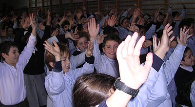 Picture from the Danny & Gerry concert in Colegio Santa Isabel on 03.02.2004