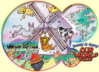 Danny & Gerry - Our World Tour - Chickens On The Windmill 